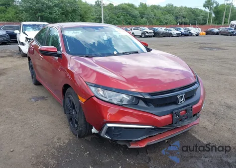 2020 Honda Civic Lx из США, поврежденный, VIN 2HGFC2F66LH554492
